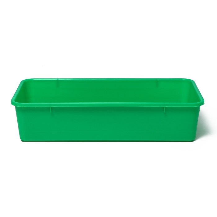 Ящик для рассады, 40 х 20.5 х 9.5 см, зелёный