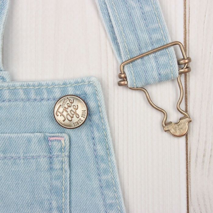 Комбинезон для девочки, рост 80 см, цвет голубой