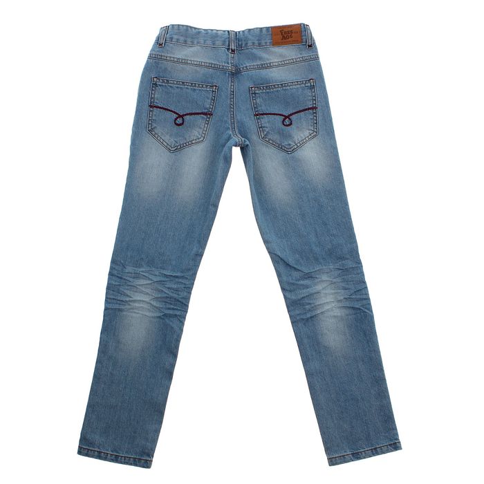 Джинсы для мальчика, рост 140 (72) см, цвет синий