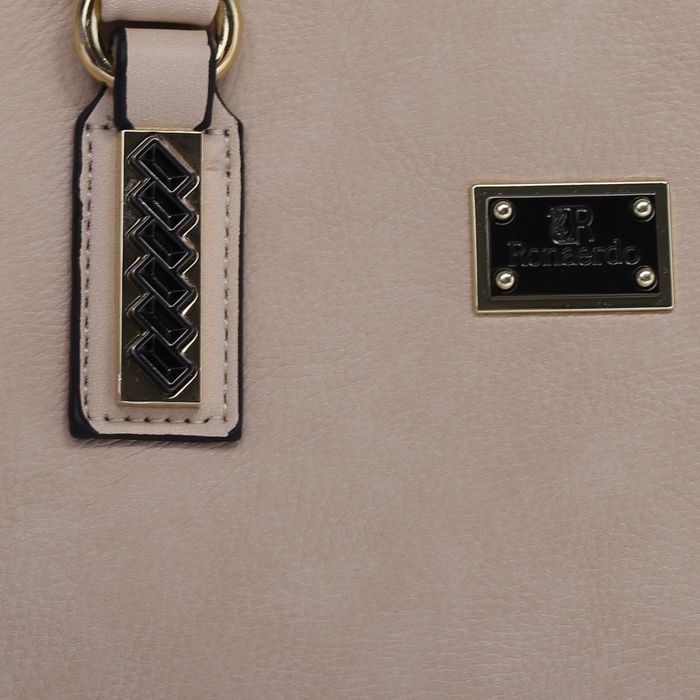 Сумка женская на молнии, 1 отдел с перегородкой, наружный карман, длинный ремень, цвет молочный