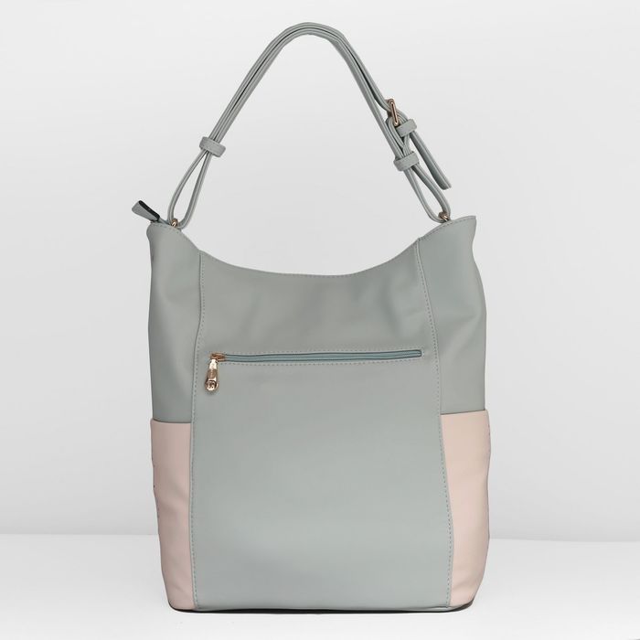 Сумка женская на молнии, 1 отдел с перегородкой, 5 наружных карманов, разноцветная