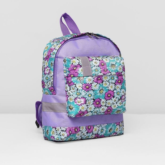 Рюкзак детский, 1 отдел, наружный карман, цвет сиреневый