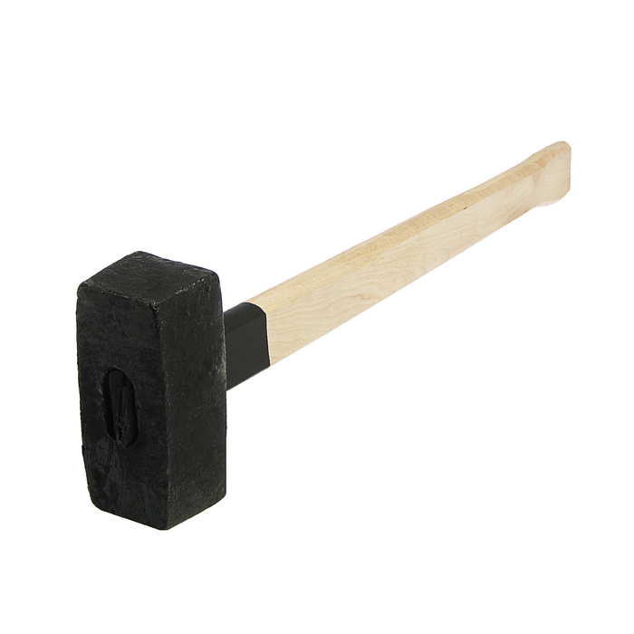 Кувалда литая LOM, 7 кг, деревянная рукоятка