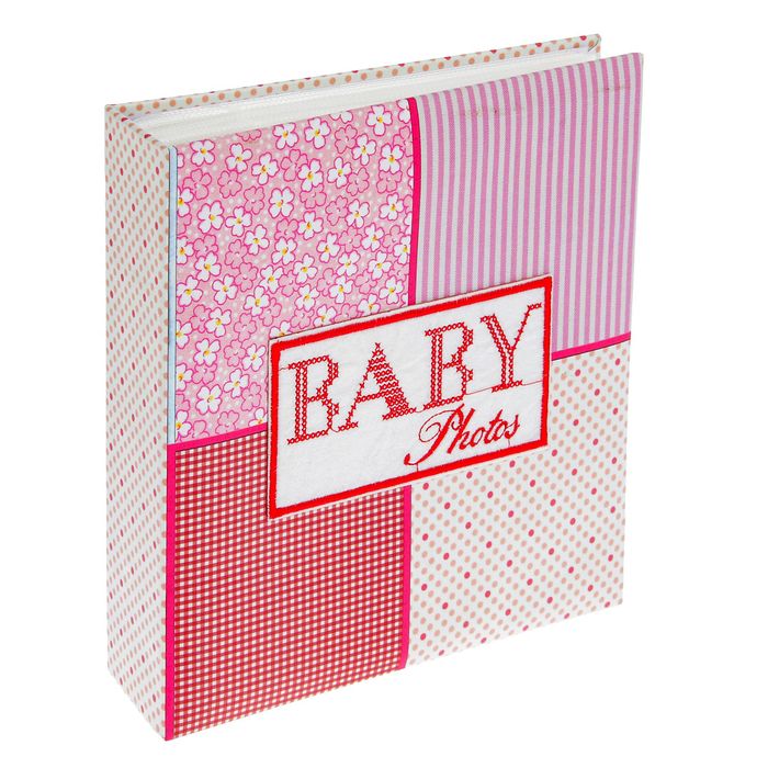 Фотоальбом на 120 фото 10х15 см "Костюмчик для малыша" в коробке МИКС 25,5х24,5х6 см