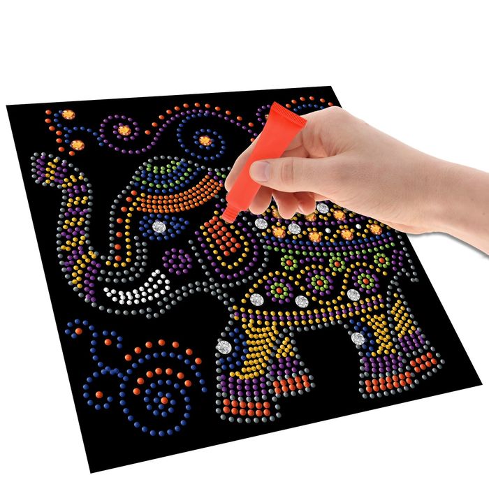 Точечная роспись для врослых "Слон"