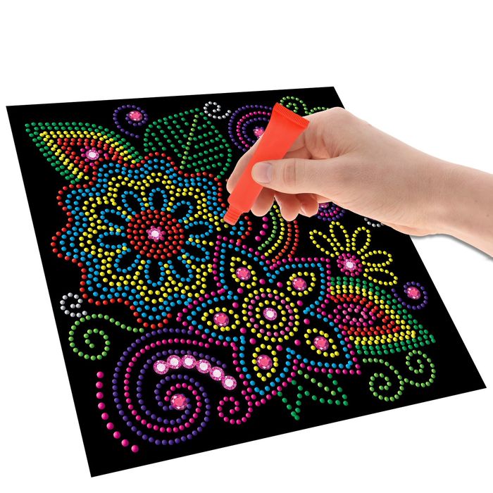 Точечная роспись для взрослых "Цветы"