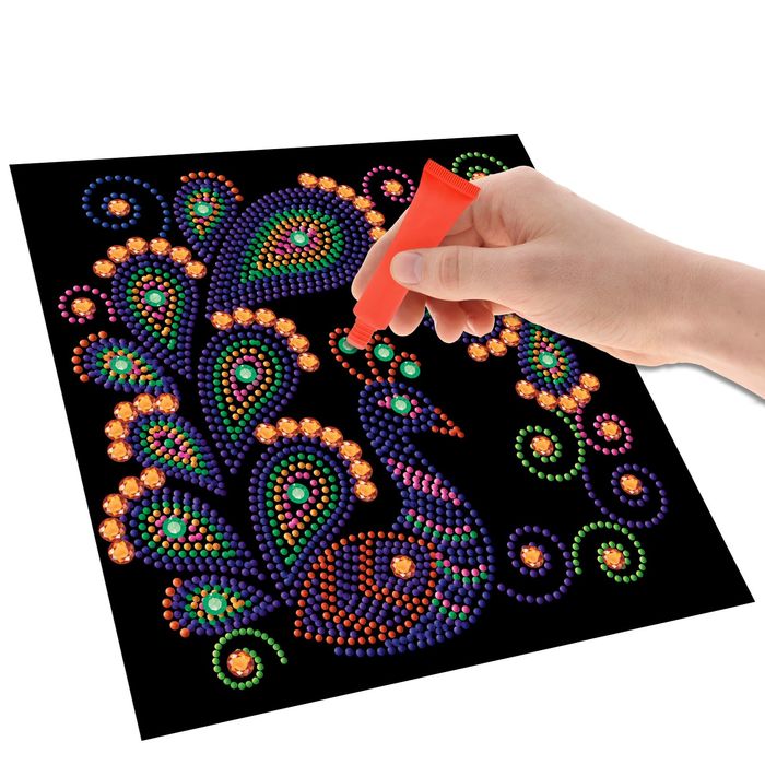 Точечная роспись для врослых "Павлин"