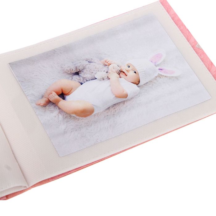 Фотоальбом в мягкой обложке с лентой "Крещение нашей доченьки", 24 фото