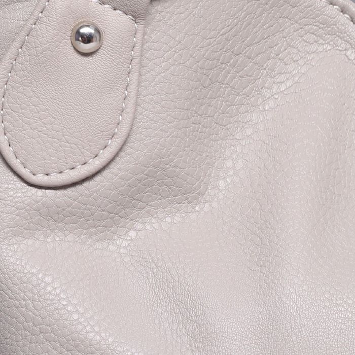 Сумка женская на молнии, 1 отдел с перегородкой, наружный карман, цвет серый