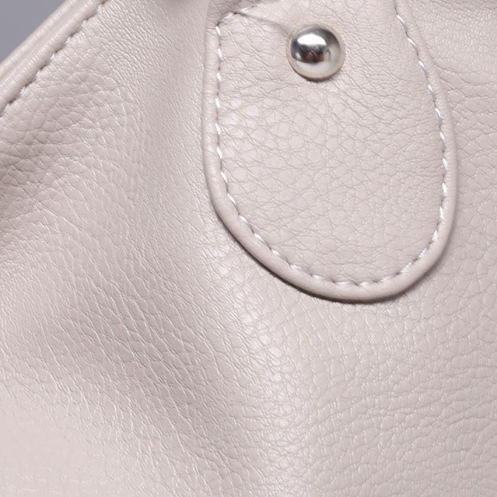 Сумка женская на молнии, 1 отдел с перегородкой, наружный карман, цвет серый