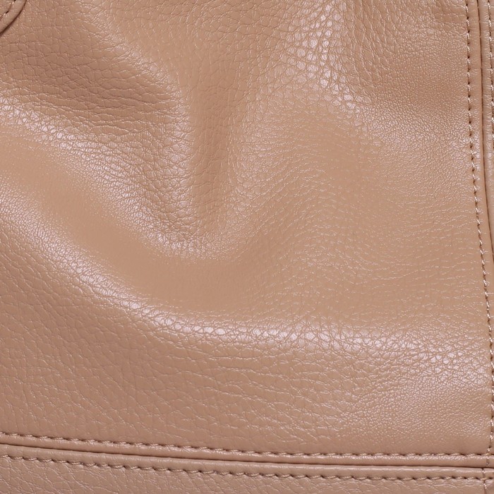 Сумка женская на молнии, 1 отдел с перегородкой, наружный карман, цвет коричневый