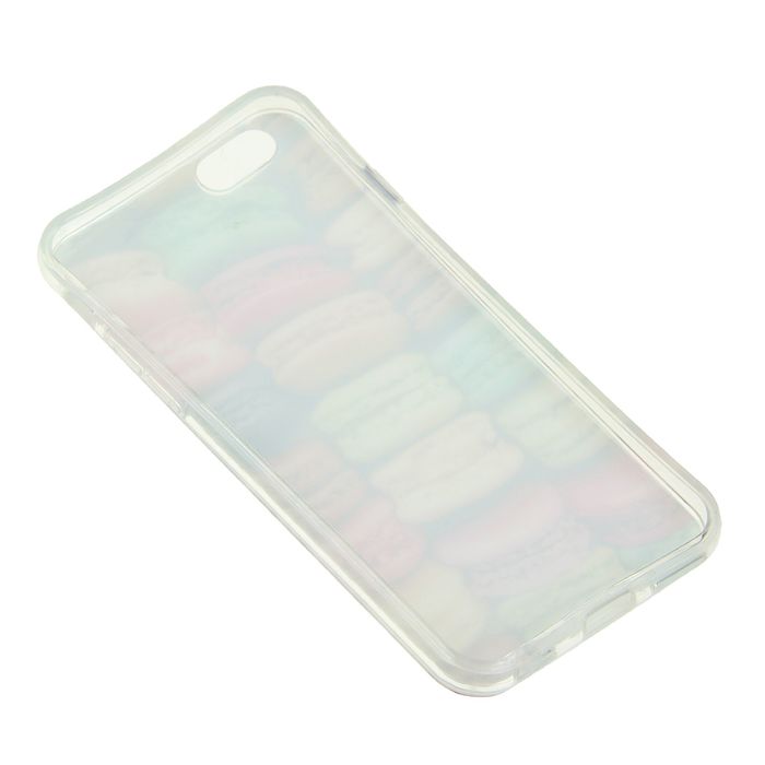 Силиконовый чехол для iPhone 6/6s "Макаруны"