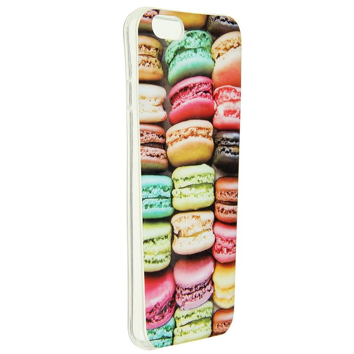 Силиконовый чехол для iPhone 6/6s "Макаруны"