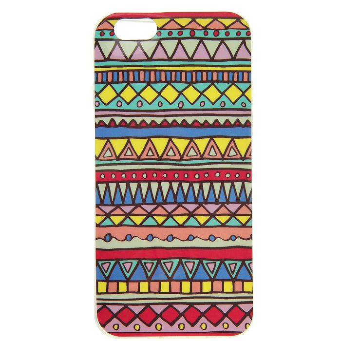 Силиконовый чехол для iPhone 6/6s "Узоры"