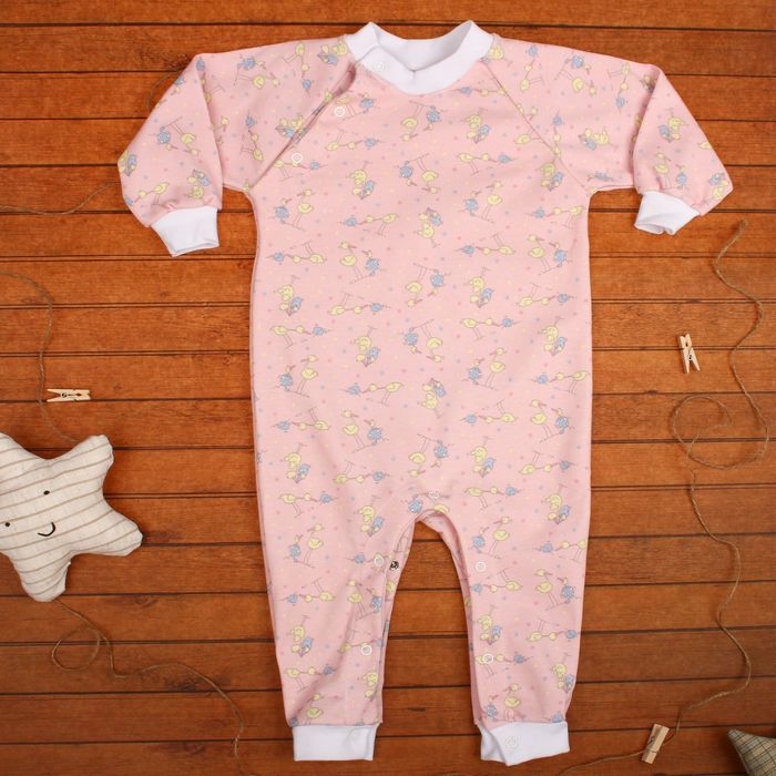 Комбинезон, рост 68 см, цвет МИКС Км-262-04_М