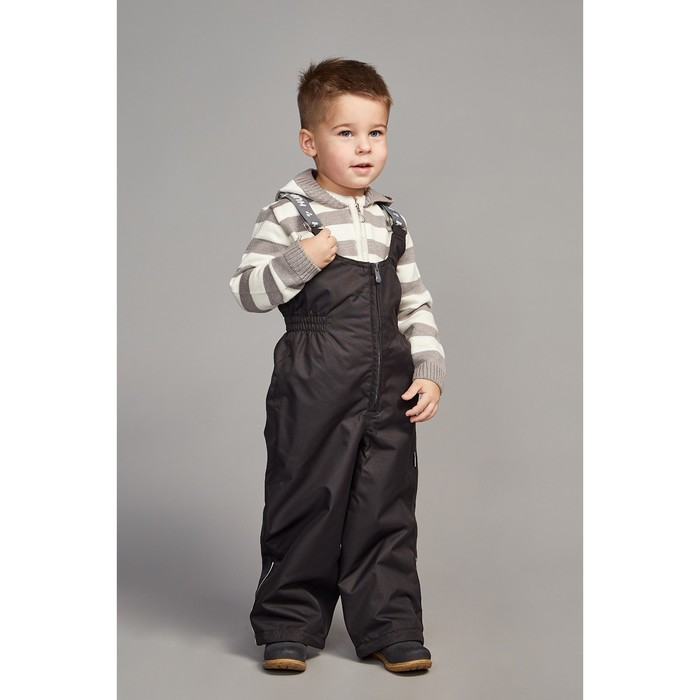 Полукомбинезон для мальчика "JORMA", рост 98 см, цвет чёрный 00009_М