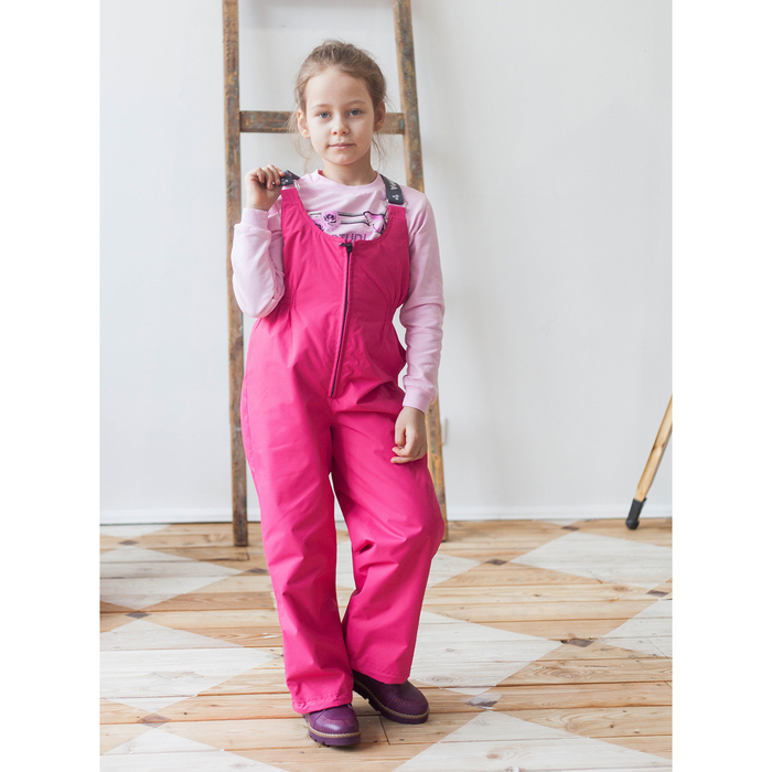 Полукомбинезон для девочки "JORMA", рост 104 см, цвет фуксиа 00063