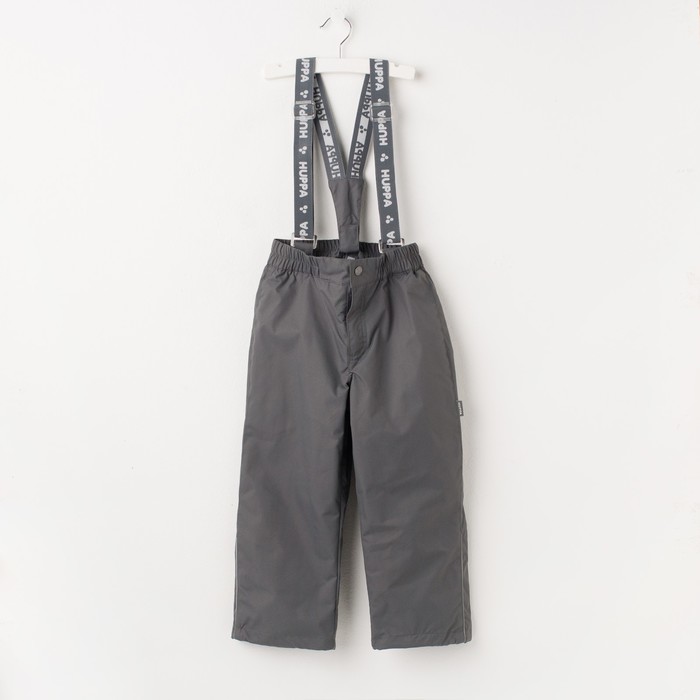 Полукомбинезон для мальчика "TEVIN", рост 134 см, цвет серый 00048