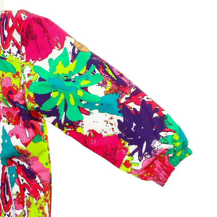 Комплект для девочек "CLARA", рост 110 см, цвет белый с принтом/фуксиа 71220