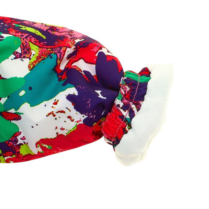 Комплект для девочек "CLARA", рост 110 см, цвет белый с принтом/фуксиа 71220