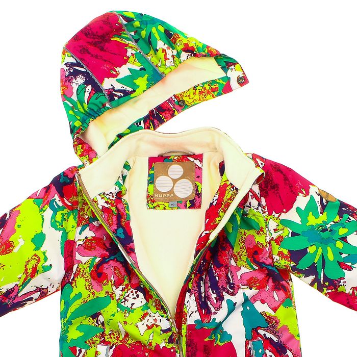 Комплект для девочек "CLARA", рост 110 см, цвет белый с принтом/фуксиа 71220