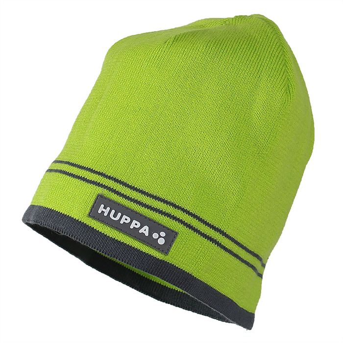 Шапка вязаная для мальчика "TOM", размер S (1-2 года), цвет лайм
