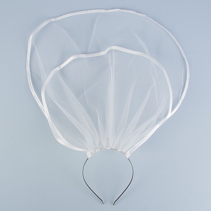 Фата для девичника двухъярусная