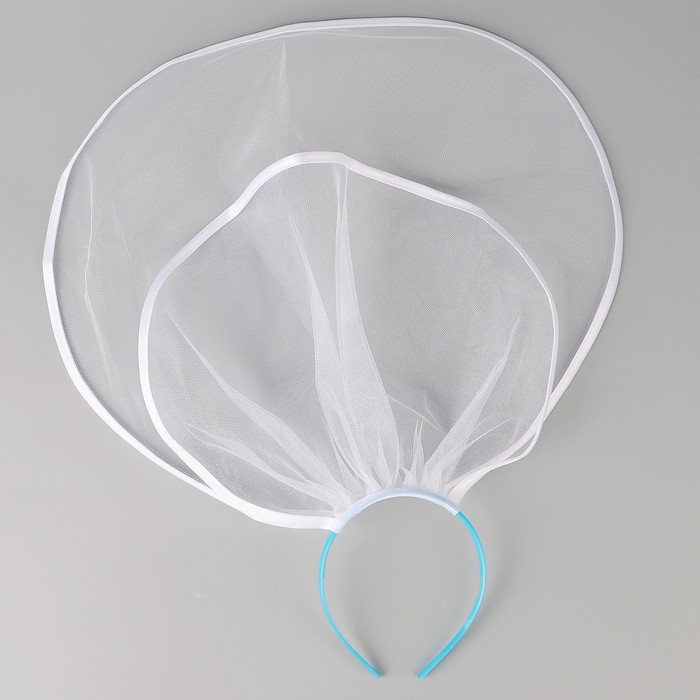 Фата для девичника двухъярусная