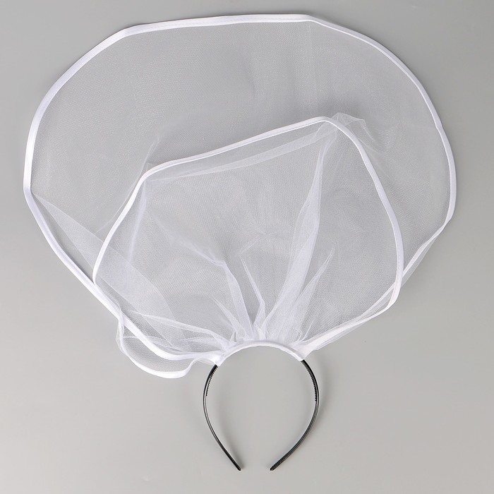 Фата для девичника двухъярусная