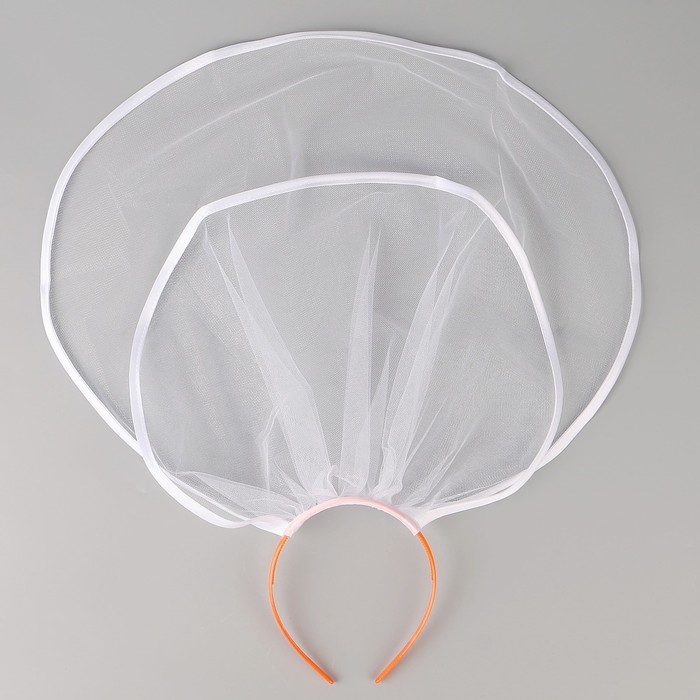 Фата для девичника двухъярусная