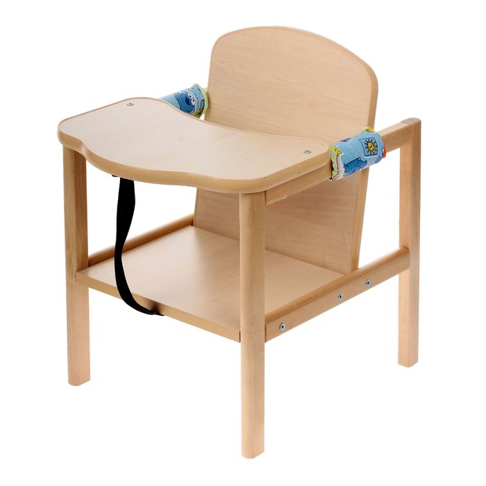 Стульчик для кормления «Ням-Ням», трансформер, цвет берёза