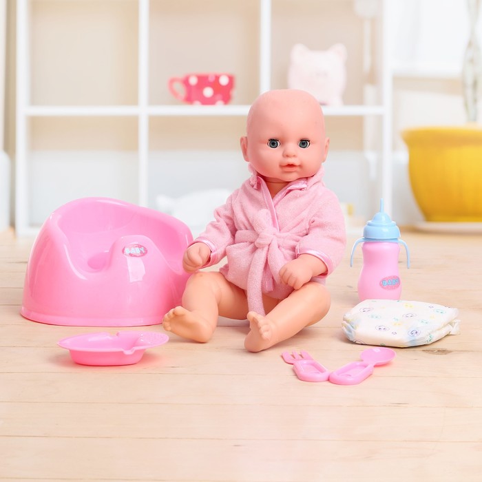 Пупс функциональный "Саша" в чемоданчике, писает, пьёт, с аксессуарами