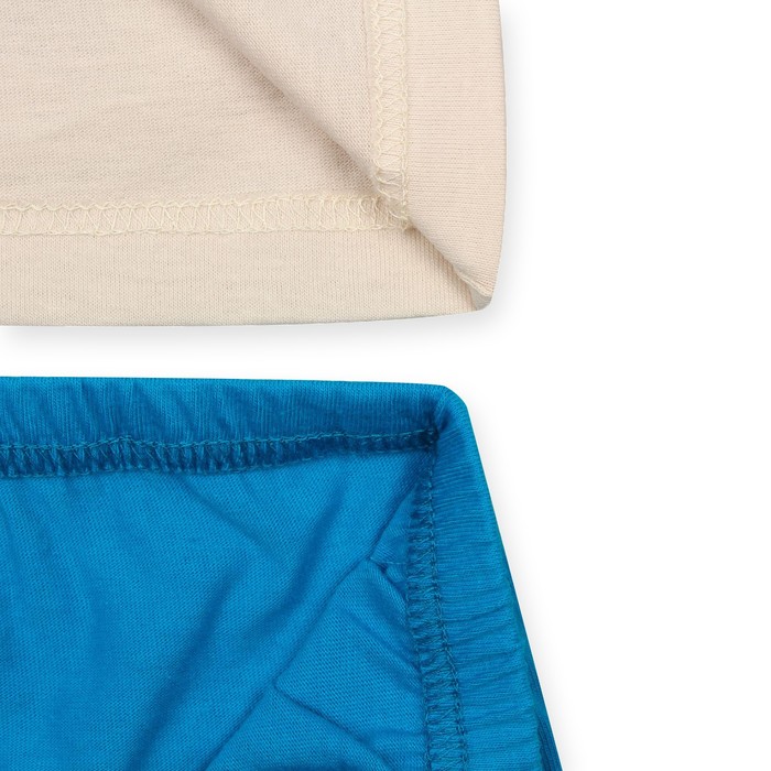 Гарнитур для мальчика "Большой улов", рост 140 см (72), цвет бежевый/бирюзовый ПНГ474001