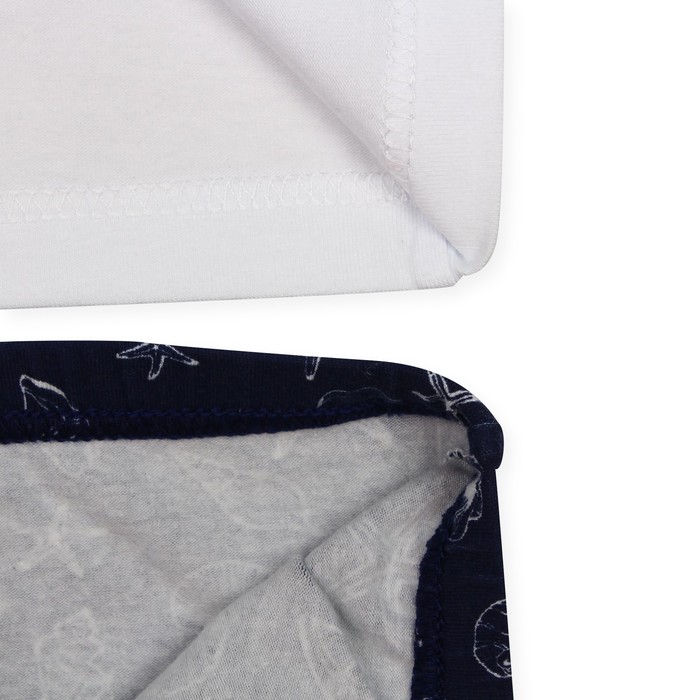 Гарнитур для мальчика "Океания", рост 128 см (64), цвет белый/синий ПНГ173800н