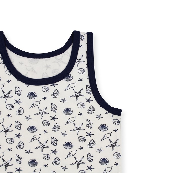 Гарнитур для мальчика "Океания", рост 122 см (62), цвет белый/синий ПНГ173800н_1