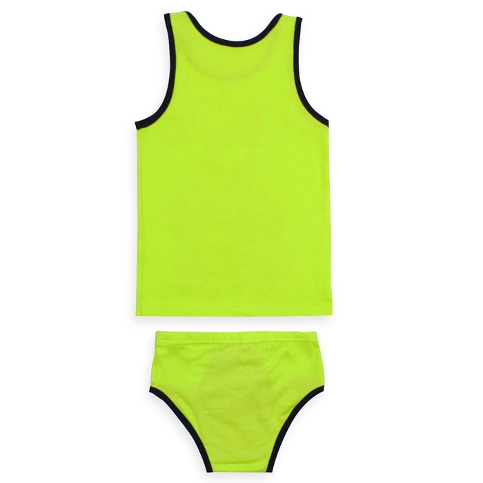 Гарнитур для мальчика "Стройтехника", рост 92 см (50), цвет салатовый/синий ПНГ173001