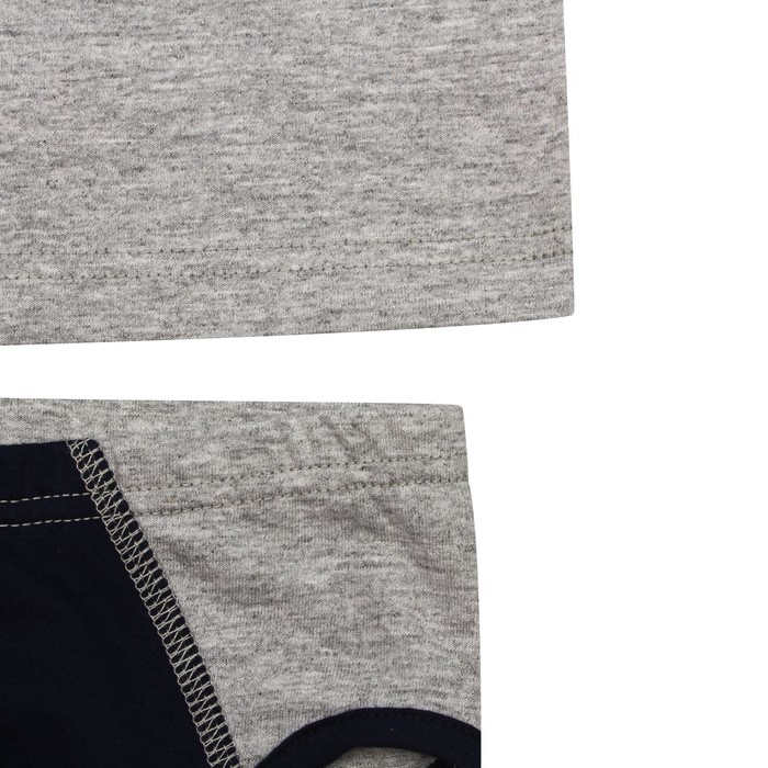 Гарнитур для мальчика "Стройтехника", рост 92 см (50), цвет серый/синий ПНГ173002_М