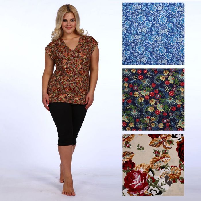 Джемпер женский 201хр623 МИКС, р-р 60 (120)