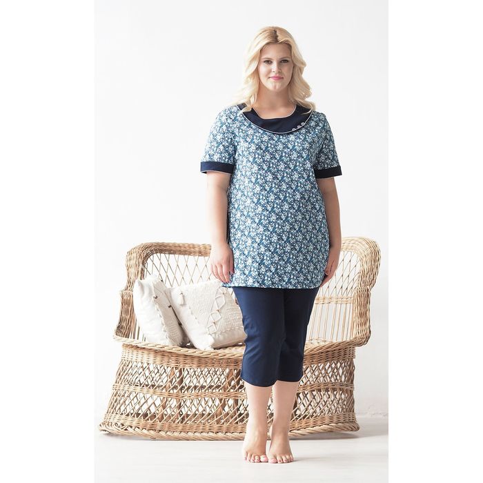 Комплект женский (туника, бриджи) 205хр1276 МИКС, р-р 50 (100)