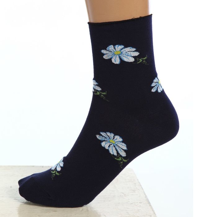 Носки женские с ослабленной резинкой, размер 23-25, цвет МИКС, арт. с986