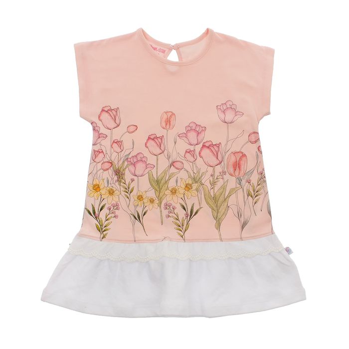 Платье для девочки, рост 98 см, цвет розовый