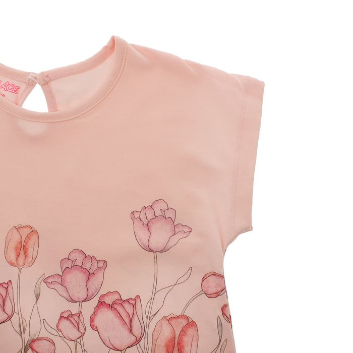 Платье для девочки, рост 98 см, цвет розовый