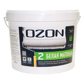 

Краска интерьерная OZON-2 ВД-АК 222АМ акрилатно-латексная, база А 0,9 л (1,4 кг)