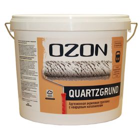 

Кварц-грунт OZON Quartzgrund ВД-АК 032М акриловая 6 кг