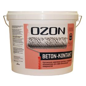 

Грунтовка Бетон-контакт OZON Beton-kontakt ВД-АК 040М акриловая 6 кг