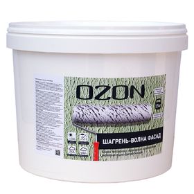 

Краска текстурная OZON "Шагрень-волны ФАСАД" ВД-АК 171(5)М акриловая 40 кг