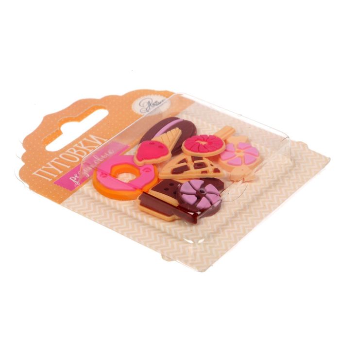 Пуговки резиновые "Сладости и радости"