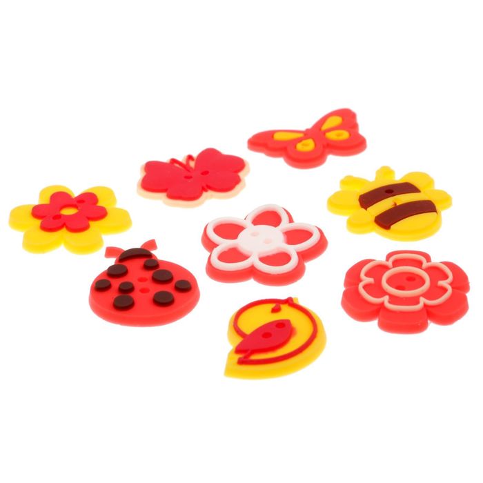 Пуговки резиновые "Летний"