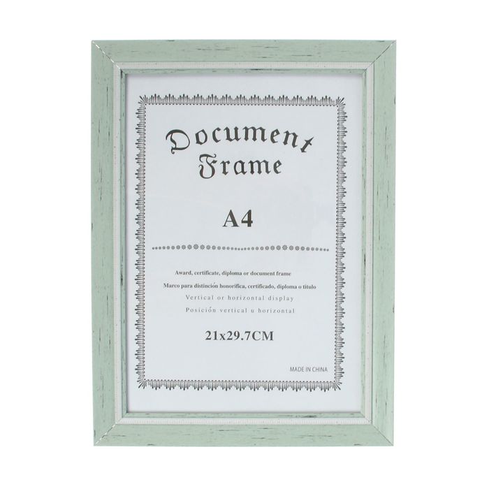 Фоторамка пластик формат А4 "Эльфийский оракул" зелёный чай 35х26 см