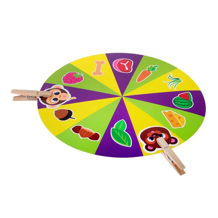 Развивающий набор с прищепками "Весёлые животные!"